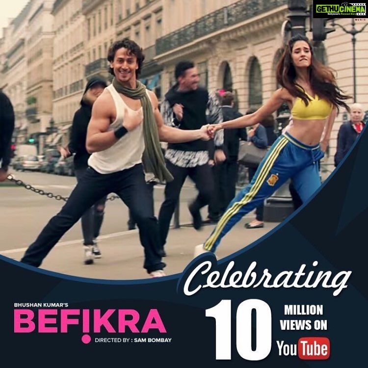 Disha Patani Instagram - Yeyyyy @tigerjackieshroff @sambombay @tseries.official @pareshshirodkar @meetbrosofficial ❤️🌺❤️🌺🙈 thank you so much for all the love and support!!!