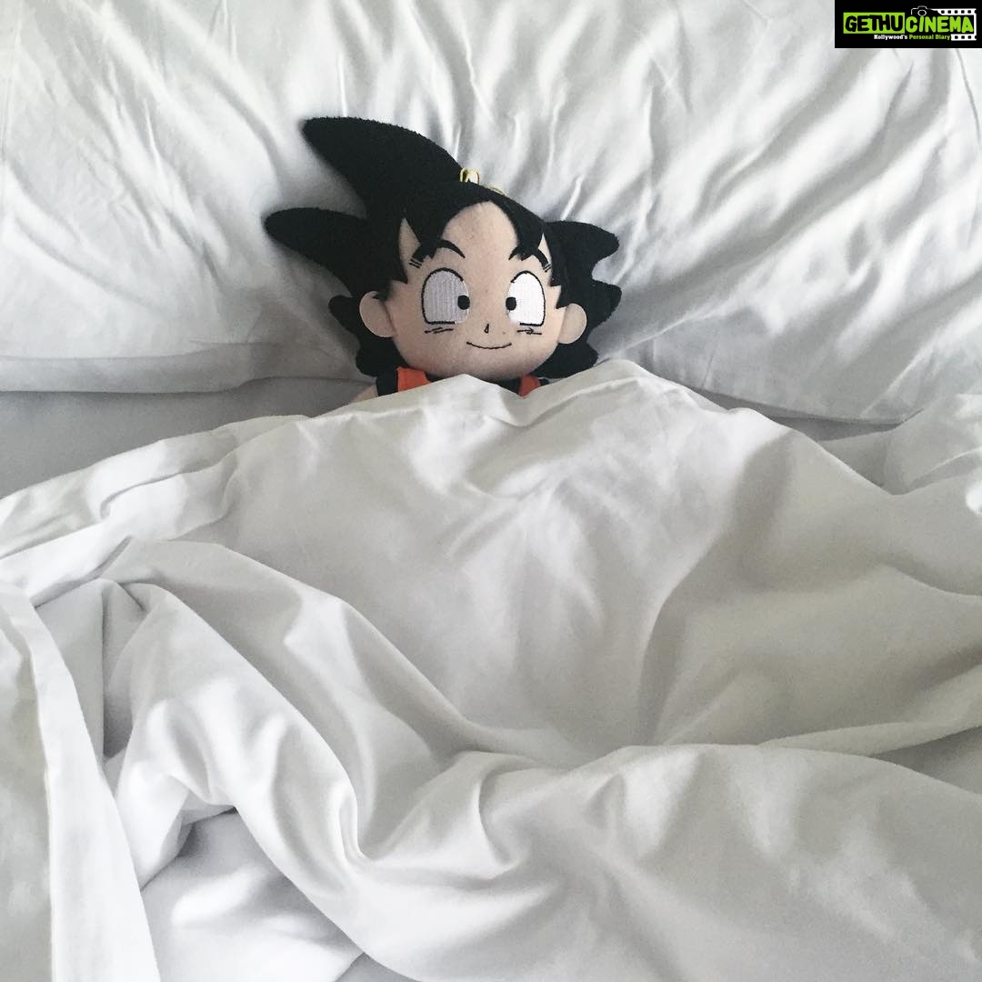 Disha Patani Instagram - My little goku still sleeping, c'mon baby we have to go to workππΊπΊππ wake upppp ππ»πΊβ€οΈπ#alltimelove#alltimecrush#goku β€οΈπΊβ€οΈ