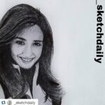 Disha Patani Instagram - Thank you for the beautiful sketch🌺❤️ @_sketchdaily 😊