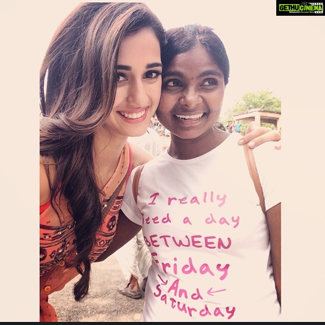 Disha Patani Instagram - Thanks to this beautiful lady for keeping me alive throughout tgese long hours! The cutest spot "suvarna" aka "sv" ❤️❤️❤️❤️ love you