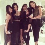 Disha Patani Instagram - #ladiesnightout#black#beauties#love#mypeople#fun#music# @preity1411 @nidhivrawat @saharelmaataoui @payaltanna