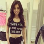 Disha Patani Instagram - Tshirt love 😍# trials# 😜 stupid# crazy# love you to the moon and back 😘😘😘#