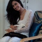 Disha Patani Instagram – Prince#cutie pie#resting on the lap#in love 😍😍😍😍