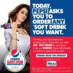 Disha Patani Instagram – Our restaurant workers have always been there for us.  Today, in their hour of need, let’s be there for them. I am contributing to the #PepsiSaveOurRestaurants program. You too can.🤘@pepsiindia @swiggyindia #NRAI