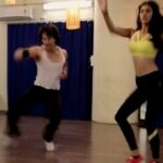 Disha Patani Instagram - This was our first dance block together, i was way too nervous and shy to dance next to you (ofcourse i couldnt do quite an impressive job, given the right excuses) 🤪🐵 happiest b’day baagh you will always be frightening to dance next to, thank you for being so difficult to match upto🐵😜❤️🤗 go crush it this weekend at the box office ronny🔥🔥❤️ @tigerjackieshroff