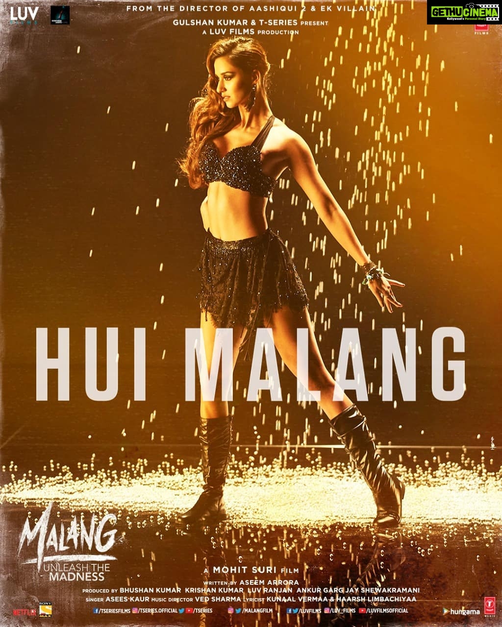 Disha Patani Instagram - Sara is ready to unleash the madness. The question is, are you?! #HuiMalang out tomorrow. #5DaysForMalang #7FebWithMalang @anilskapoor @adityaroykapur @khemster2 @mohitsuri #LuvRanjan @gargankur82 @bhushankumar @jayshewakramani @luv_films @tseries.official @tseriesfilms @malangfilm