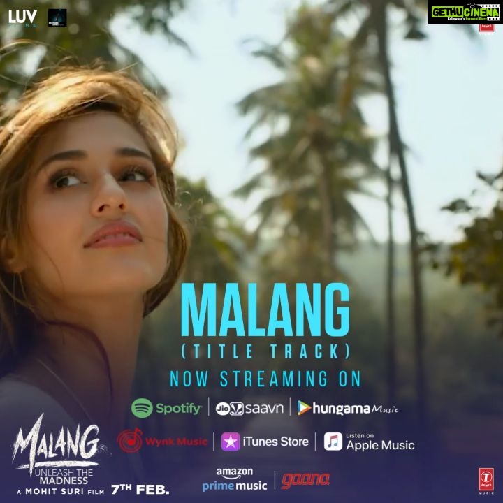Disha Patani Instagram - Kaafira toh chal diya iss Safar ke sang πΆπ₯ #MalangTitleTrack, now streaming across music platforms, tune in now! #Malang @anilskapoor @adityaroykapur @khemster2 @mohitsuri @vedsharmaofficial @kunaalvermaa @haarshlimbachiyaa30 #LuvRanjan @gargankur82 @bhushankumar @jayshewakramani @tseries.official @tseriesfilms @malangfilm @akullofficial @iamdjphukan