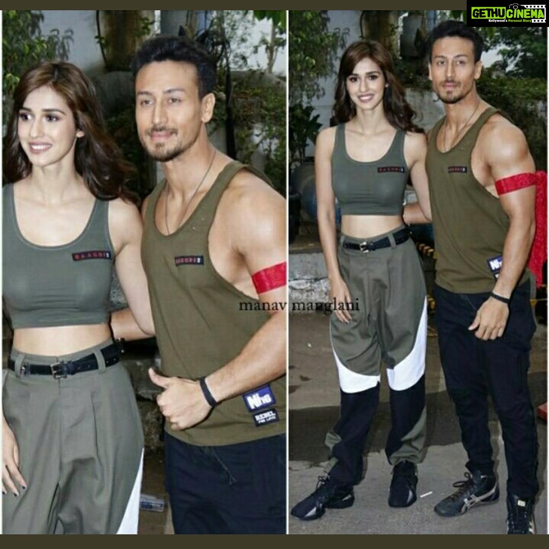 Disha Patani Instagram - Go green❤️ @tigerjackieshroff #baaghi2onmarch30 ❤️💪🏻
