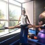 Disha Patani Instagram – Stretch stretch 💃🏻💃🏻
