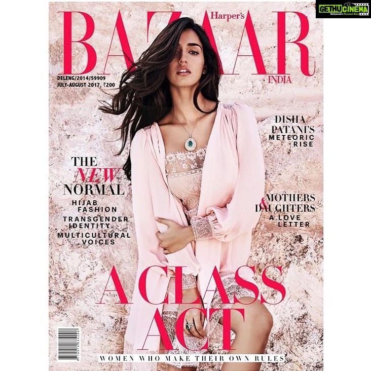 Disha Patani Instagram - Harper's bazaar india July/august 2017 ❤️ #covergirl#bazaargirl ❤️picture @andreavaraniphotographer styling @prayagm_v makeup and hair @marcepedrozo ❤️❤️❤️ @bazaarindia 👯thank you @gemfields for the lovely stay in Zambia ❤️