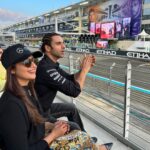 Divyanka Tripathi Instagram - Truly an unforgettable experience. Now I know why F1 racing is loved so much! I feel like saying "mumma I want to be a car racer when I grow up!" Definitely wanted to be behind the wheel!😍 Yas Marina Circuit