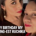 Divyanka Tripathi Instagram - It's rare to find someone like you Ruchika who loves selflessly, who adorns positivity and confidence as her daily wear and her friends are her precious medals! This pandamic has been keeping us apart for quite some time now...but not forever! Happy Birthday meri 'Jigar ki tukdi' @rucheey22 Hope Mr @PanmandSudhir is pampering you on our behalf too!