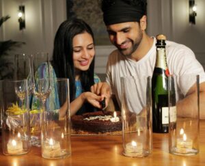 Divyanka Tripathi Instagram - Least did I know four years back that we were creating a happily ever after for real.
Nothing can match the magic your presence creates. Happy Anniversary my love.
Let's celebrate the best decision of our life @VivekDahiya.

#DivekAnniversary
#SurpriseByHubby
#LastNight