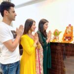 Divyanka Tripathi Instagram - Ganpati ji at our family home 😍 Chandigarh, India
