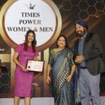 Divyanka Tripathi Instagram - #TimesPowerWoman award from an impactful woman on a power packed platform! #Humbled🙏 Pumped up again to face the world! @TheTimesOfIndia #NadiraBabbarJi