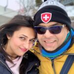 Divyanka Tripathi Instagram - #HolidaysWithThem..Love!😍 Mount Titlis