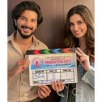 Dulquer Salmaan Instagram - Welcome @dianapenty to our new film ! We are super excited to have you on board and hope you have the best time making this film. Also seeing Kerala and exploring our cuisine ! 🤓🤓🤗🤗👏🏻👏🏻👏🏻 #newbeginnings #productionno5 #stellarcastthis #ladydiana #fellowfoodie #onboard #dqswayfarerfilms