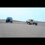 Dulquer Salmaan Instagram - Kurup Captures Vintage Toy Trucks in the sand In CinemaScope #wannabephotog #perspective #shootingcars #howiseetheworld #SLRframes #fromshootingmodelcars #seetorontonow