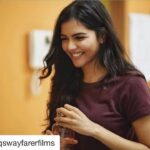 Dulquer Salmaan Instagram - Our director calls her the surprise package ! I call her Kal-Zone ! You all know her as @kalyanipriyadarshan Once this movie is out you might know her by a different name ! #wayfarerfilms #productionno3 #ofsurprises #thehappykind #hardworker #gogetter #teamplayer #actor #notjustaprettyface #mosdef #notjustanindustrykid