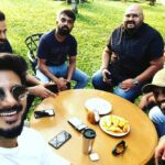 Dulquer Salmaan Instagram - Tea Time and Sunday Drives with these fine gents ! #bestkindasundays #knightriders #daydrives #youngtimers #wivesaway #boyswillplay #justguythings #talkingcars #talkingtravel #actinggangsta #talkingsmack #actuallypuskies