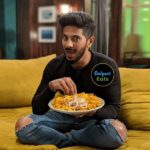 Dulquer Salmaan Instagram - Can't eat more #biryani, said no one ever! I'm always up for biryani, so it's not a surprise that I end up reordering it over and over again. I’ve always been this huge foodie and now it's official - there is a GIF with my name to prove it! If you’re a foodie like me, express your foodie moments by using these cool name GIFs by @ubereats_ind. Follow @ubereats_ind on Instagram & search for your name in the gifs section. Oh, and ensure that your profiles are public and don't forget to use #EatsLikeAFoodie and tag @ubereats_ind in your stories to stand a chance to win exciting goodies from Uber Eats every month! #UberEatsIndia #ubereats
