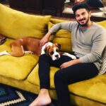 Dulquer Salmaan Instagram - Those in the know will know how big a deal this is ! I used to be downright petrified of dogs as a kid. But Honey here I think has converted me ! What a happy friendly adorable gal ! #notsoscary #DarKeAage #mademesmile #mademelaugh #awww