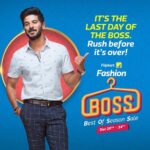Dulquer Salmaan Instagram - LAST DAY for mind blowing deals. Crazy offers. Never-before discounts. All on the best styles! If there’s one place you’ve got to be NOW, it’s at the #BossOfAllFashionSales. Head to Flipkart Fashion’s #BestOfSeasonSale while it lasts! @Flipkart