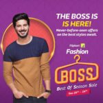 Dulquer Salmaan Instagram - I’ve got my favourite styles, have you?? Go shop the latest, best fashion at never-before prices, only at the #BossOfAllFashionSales– Flipkart Fashion's #BestOfSeasonSale. Go check it out NOW! @Flipkart