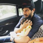 Dulquer Salmaan Instagram - Being wished on Father's Day is a blessing I can't explain in words. The day you were born I felt I was born again. Forever more this will be you and me. No matter how much you grow up or where you go you'll always be my baby girl. You bring us more joy than we ever imagined possible. Love like we never knew existed. And everyday it only grows with you. Pic credit to your doting mumma. #maryamspapa #putchkooma #bundle #myheartonmyheart #blessed #mybabygirl #illholdyouforever