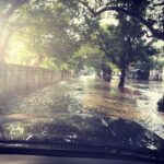 Dulquer Salmaan Instagram - Sunshine after the rain !!! Water wading in a 4x4 in the city 🤣 #chennairains #floodwater #HDJ81 #lovingit #seattime #ricketyoldtruck