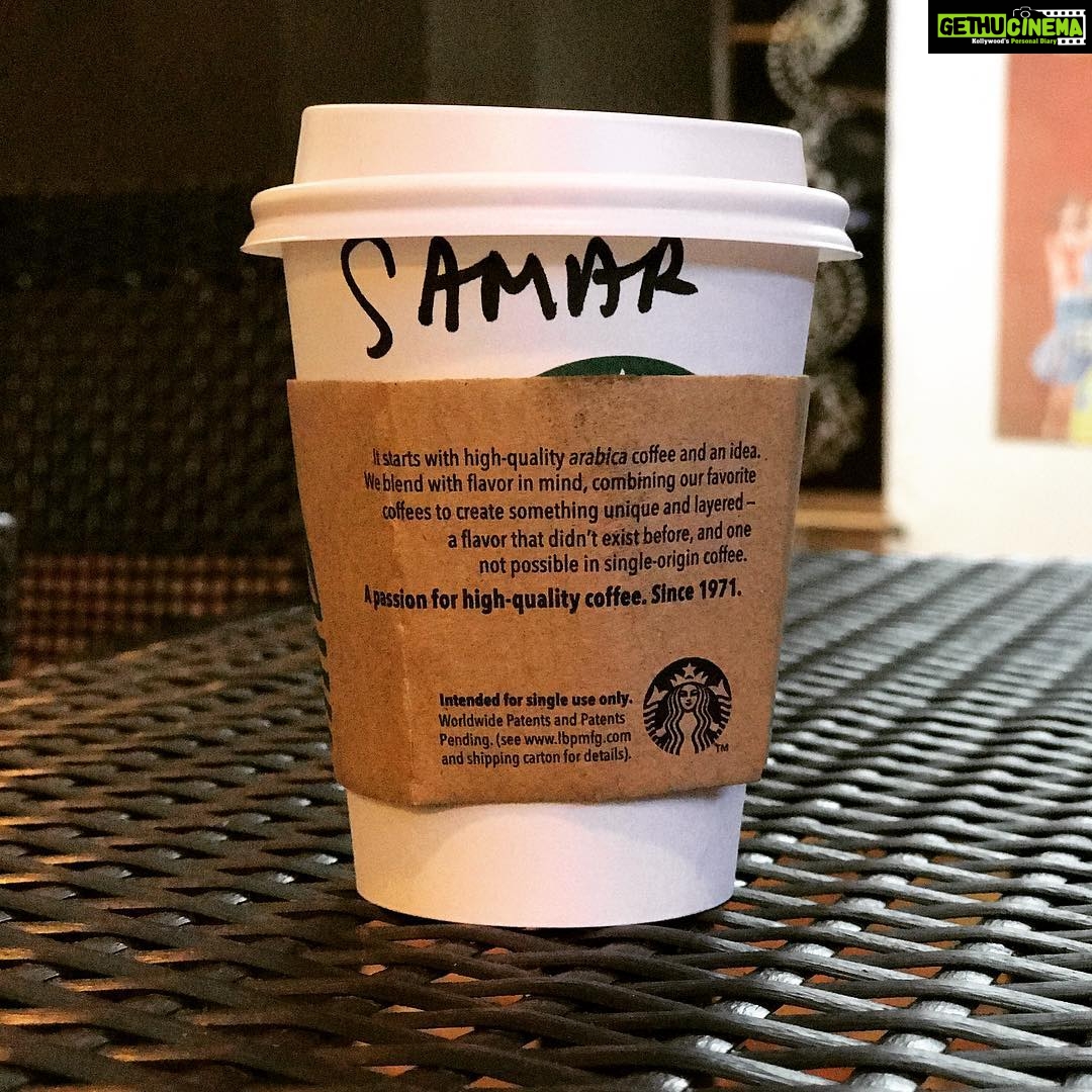 Dulquer Salmaan Instagram - Always figured Salmaan would be easier than Dulquer for the baristas to understand. I sure hope there's no Samar who is missing an Americano today π³! #poorbaristas #dontblamethem #hardnames #starbucksgettingyournamewrong For all those explaining thanks you guys. But Starbucks was one of my case studies in college. I've read every Howard Schultz book and even visited the original first ever Starbucks outlet. Im aware they misspell. But !!!!!! What if Samar was real? ??? π±π±π±