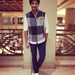 Dulquer Salmaan Instagram - Day 3 I had the most amazing opportunity to be in a talk with probably the best critic we have #bharadwaj.rangan, and the extremely warm and superbly talented #RajkumarRao ! Thanks to everyone who came to watch and it was just such a blast to discuss films and our careers. I loved it !! Styled by @gopikagulwadi who's just aced it with this jacket and shirt by @themaroonsuit and shoes from @adidas #jioMAMI #nobluesinblue #whitekedsjunkie #floppyhair #lovetalkingfilms