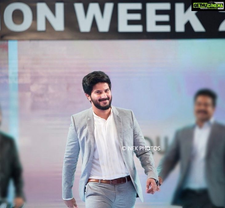 Dulquer Salmaan Instagram - Had a lovely evening yesterday at the Lulu Fashion Week Awards. Thank you so much team Lulu and Ritz for the Pride of Kerala award. Was very touched by the love of everyone present. I hope I can always continue to entertain and live upto your expectations. Suit and Shirt by @paulsmithdesign Styling by @kalyanidesai #lulufashionweek #somuchlove #humbled #blessed #lovedwalkingtheramp #suited #goodcompany #twasafunnight