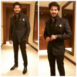 Dulquer Salmaan Instagram - Had such a warm wonderful day yesterday promoting and attending the #JomonteSuvisheshangal premiere yesterday ! So so so much love from viewers and the media alike, especially radio and print. Really touched my heart at how sweet everyone was. Thank you Dubai always ! My love to all our pravasis. This is the first of its kind premiere for our films, and I really hope all films from our industry continue to be launched like this. Very excited to be a part of this. Thanks to team Jomon and all my love back to everyone. Wearing a @studio_philocaly jacket and a @notjustblackofficial shirt styled by @kalyanidesai #likedressingup #couldliveinsuits #feltdapper #hairdoingweirdstaticpopup #ughh #lovepatentleather #shoes #shoelover