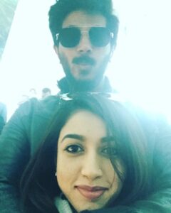 Dulquer Salmaan Instagram - How you married a cartoon like me I'll never know ! But thanks baby ! Happy Anniversary !! 5 years flew by like 5 blinks ! I'm so sorry I'm not home this year. I promise to make it upto you when I get back 😘😘❤❤ !! #dQ&A #babygirl #halfadecade #us2 #goofyonvacay #asalways #happy5years #iasked #yousaidyes #herewearenow