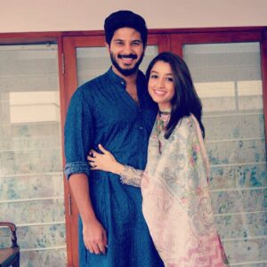 Dulquer Salmaan Instagram - Our favourite time of year ! Eid2016 ! #gundus #biriyani #burp #wife #hidingmybelly #thatshowwedo