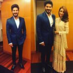 Dulquer Salmaan Instagram - All dressed up for #GQ #GQpowerlist ! Styled by our dear @kalyanidesai and many thanks to @Gabbana.life for my lovely bespoke suit and @jaipurgems for Amaals jewellery ! #datenignt #mr #mrs #dressedup #armcandy #ramadanfaces