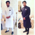 Dulquer Salmaan Instagram – Thanks @raghavendra.rathore and @kalyanidesai for sending me clothes and styling me on such short notice ! Loved the outfits !! #schoolmate #mybuddy #weds #amusfriend #whataretheodds