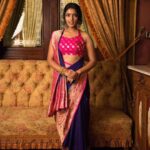 Eesha Rebba Instagram - For @teach_for_change at the @tajfalaknuma Saree: @gubbarajyalakshmi Hair and makeup: @sachindakoji and Team Manea Jewellery: @ckcsons Styled by @officialanahita Photo: @eshaangirri #PegaTeachForChange #TeachForChange