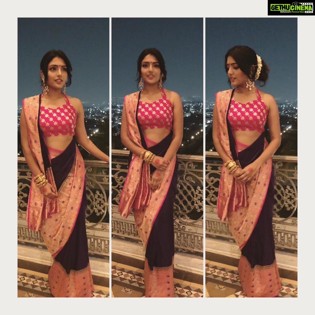 Eesha Rebba Instagram - #tajfalaknumapalace @teach_for_change thank u for making me part of this beautiful journey . #educateachild #chaitanya your n inspiration to everyone. Loved my #benarasisaree @gubbarajyalakshmi😍. Styled by @officialanahita 😍