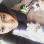 Eesha Rebba Instagram – #posers😜 🐕🐕