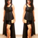 Eesha Rebba Instagram - At #starmaapariwarawards#Amithumi promotions.💃 Dress courtesy by : @govindarajudezign❤️ Accessories: @accessoriesbyanandita😍 Styled by my fav Neelima😘 Makeup: @john_kandaneli😊 Hair : @rameshlanka