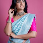 Eesha Rebba Instagram - 🌸🌸 Styled by @officialanahita Saree: @ridhis.sarees Jewellery: @mangatraineeraj Pic: @joshuamatthewstudio