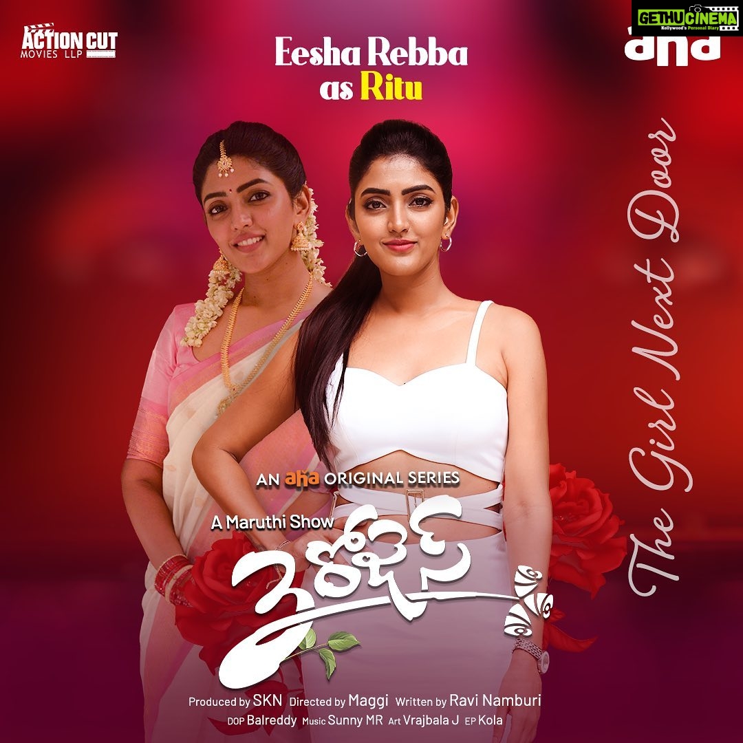 Eesha Rebba Instagram - It gives me immense pleasure to introduce you to Ritu. This girl is going to mesmerize you with how she juggles between the world she wants and a world that her parents want . Stay tuned for 3 roses on aha to know much more about her! π€ #3RosesOnAHA @ahavideoIN @sknonline @maruthi_official @maggi_filmmaker