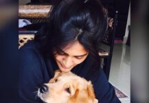 Eesha Rebba Instagram - ❤️🐶 #pawslove🐾 #worldanimalday #doglover #animallove @dogs.lovers @dogsofinstagram @pawschicago @pawsomecouture