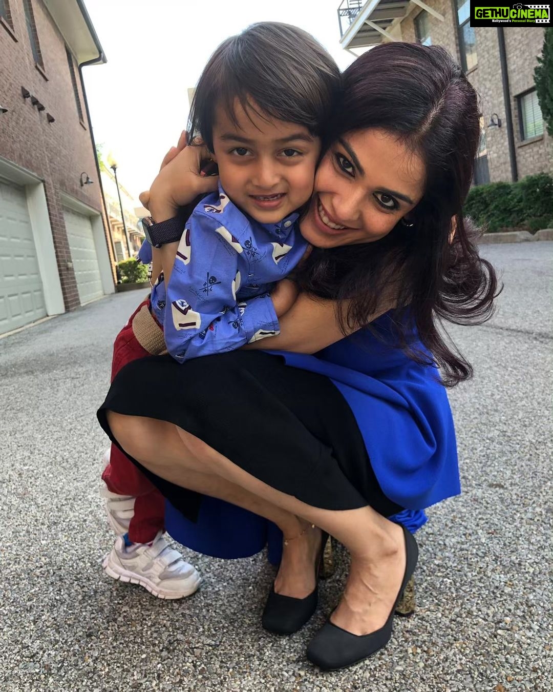 Genelia D'Souza Instagram - When you were born I was already in love with your brother and then you came about and I couldn’t understand how I could be as much in love with you too.. But I knew it was you.. You make people want to love you.. I know so many of your loved ones who believe you are their child or they are your parents and it gives me a sense of pride and gratitude to know you choose me...You are my blessing and I Love You... Happy Birthday Rahyl thank you for giving my life a purpose