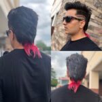 Genelia D’Souza Instagram – Asked @riteishd to surprise me with a new look & he comes back sporting a Red Squirrel Tail …. COOL isn’t it 😍😍😍😍????