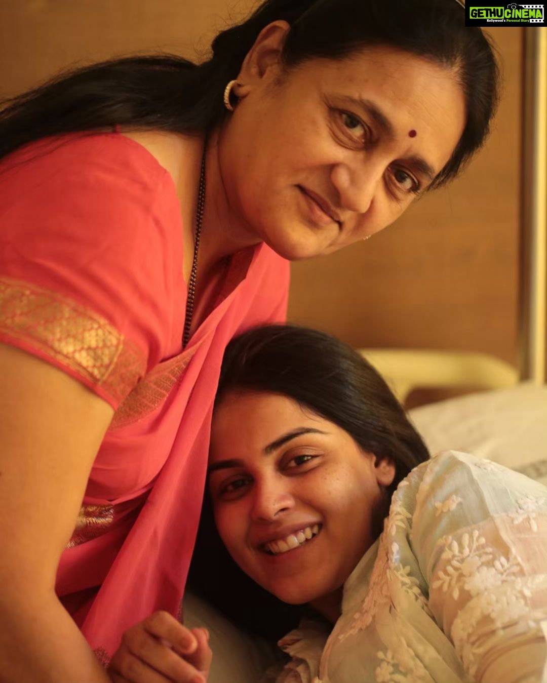 Genelia D'Souza Instagram - Dearest Aai .. This is the day And minutes before I became a mum and I had no clue how I was going to turn out but you knew I would be fine and that meant everything to me.. Thank you for being the perfect example to follow.. I promise you I want my boys to be exactly like your boys.. Please hold my hand and show me the path .. Happy Mother’s Day Aai- Love You 3000