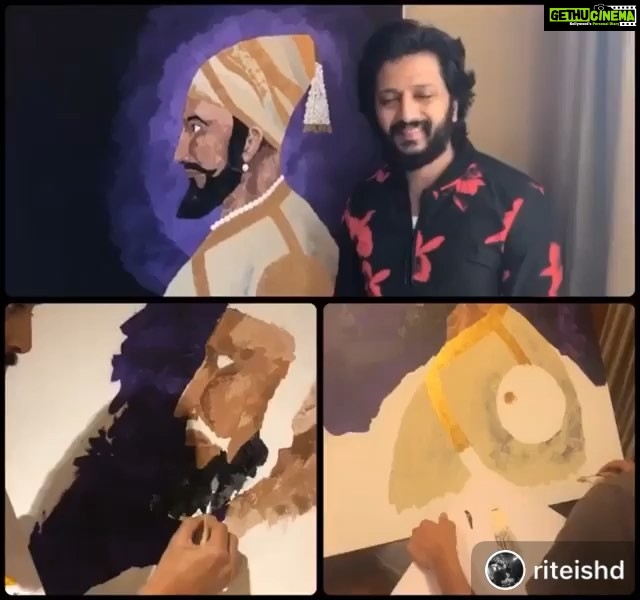 Genelia D'Souza Instagram - Amazing @riteishd .. Proud of you.. #shivajimaharajjayanti