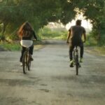 Genelia D'Souza Instagram - Routine evening cycle rides in Latur... #Diwali #village #life #peace #serenity #happiness #partnerincrime #littlemomentslikethis